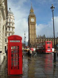 London, Big Ben, phone box